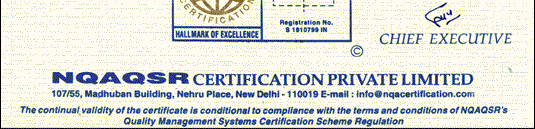 ISO9000 Certificate
